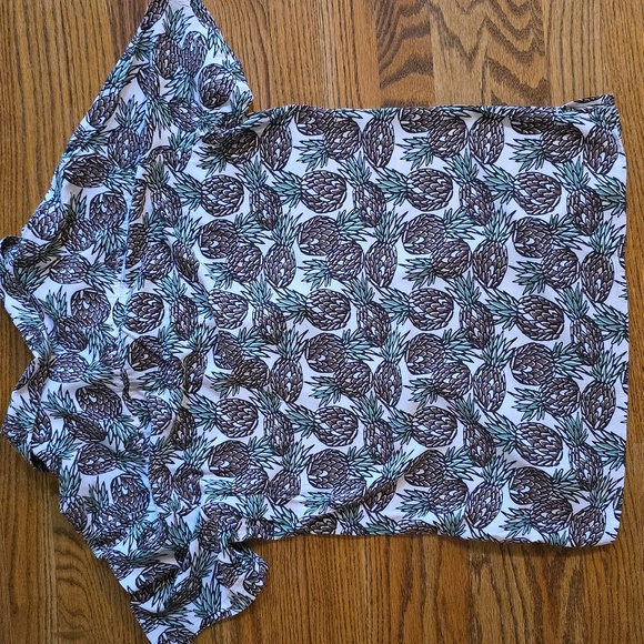 Pineapple Print Men's Shirt - Picture 4 of 4